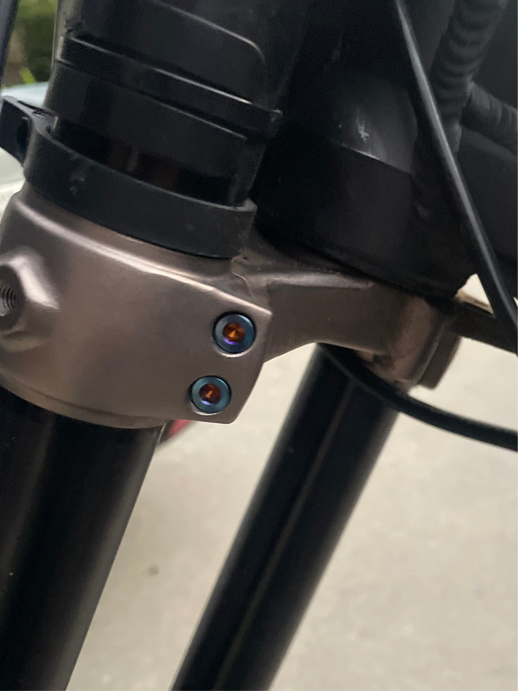 Surron Fork Triple clamp titanium