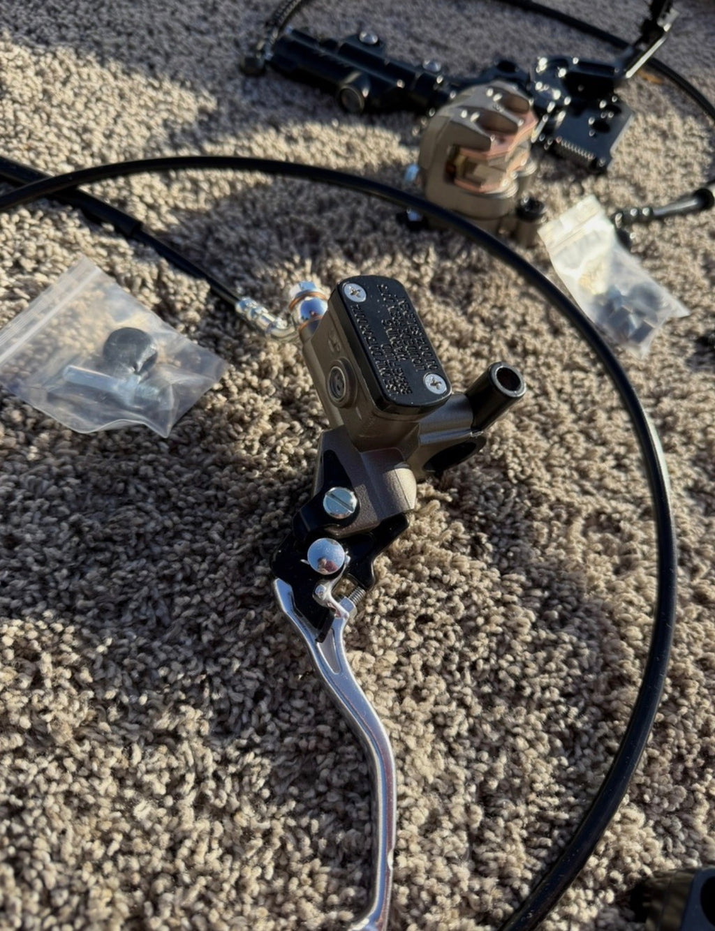 Ultra bee hand brake + foot brake kit