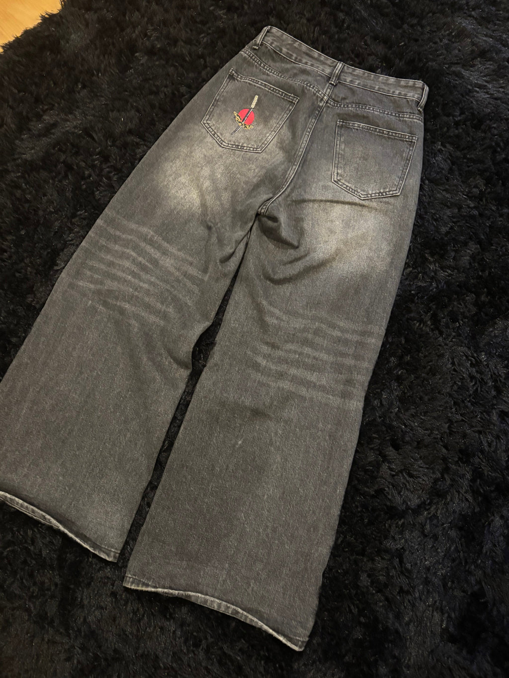 Sakura blade baggy denim