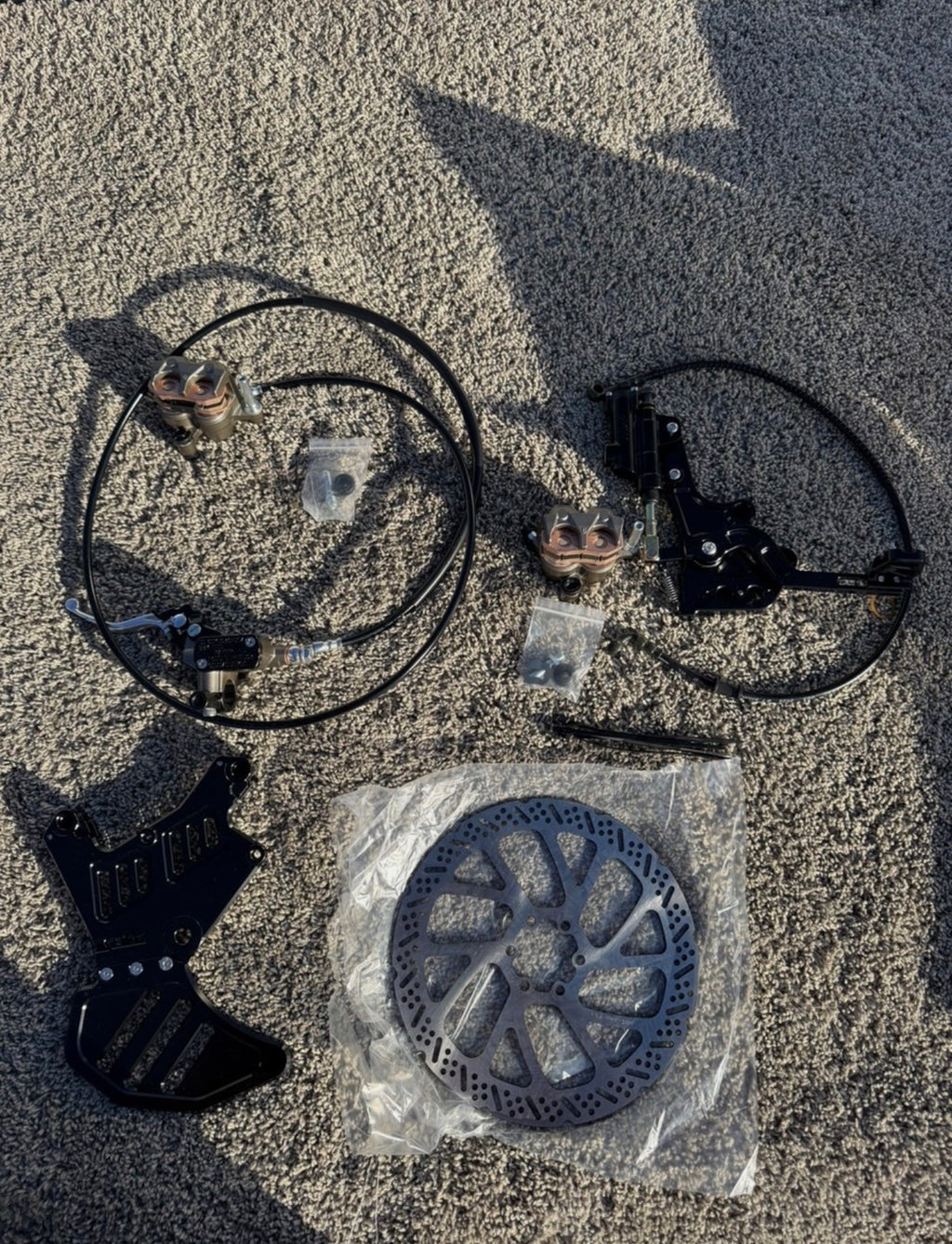 Ultra bee hand brake + foot brake kit