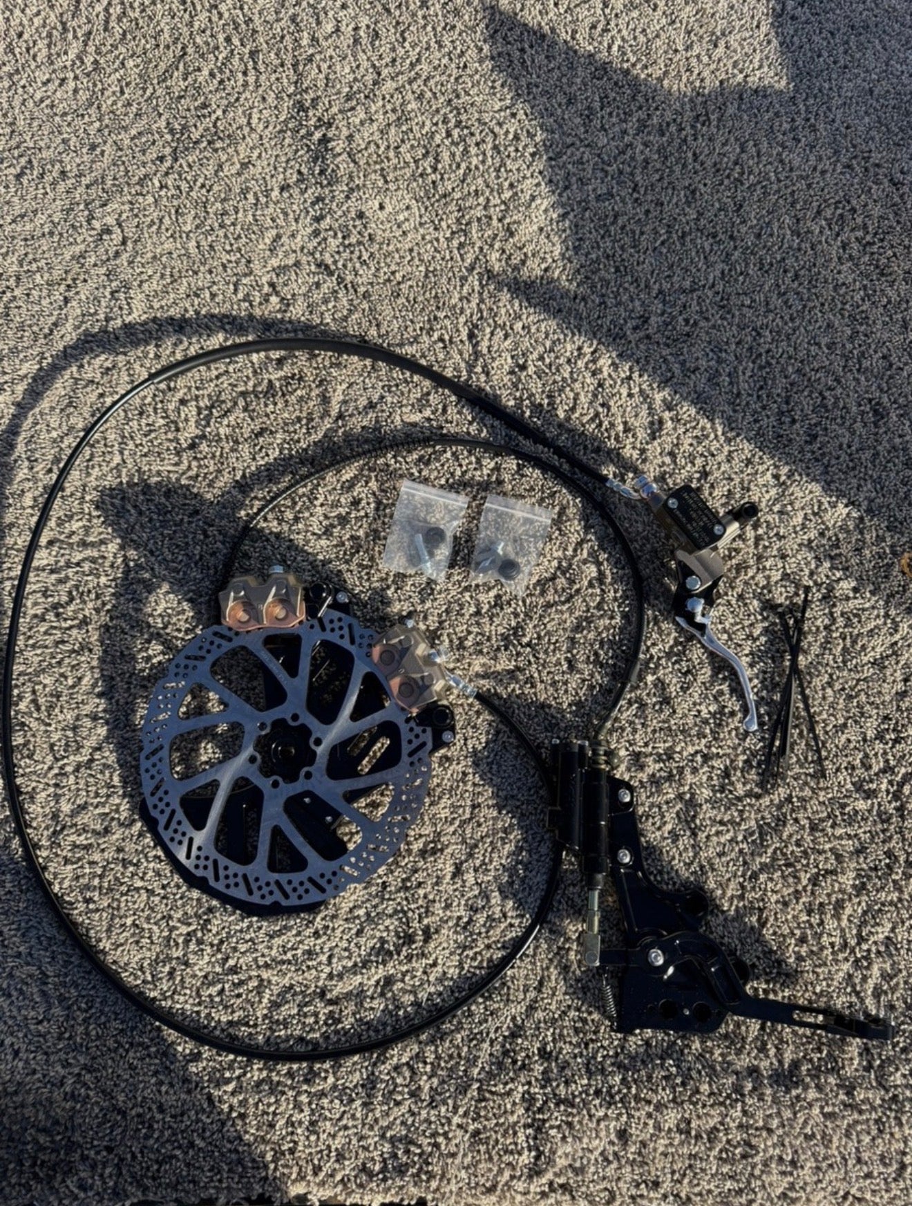 Ultra bee hand brake + foot brake kit