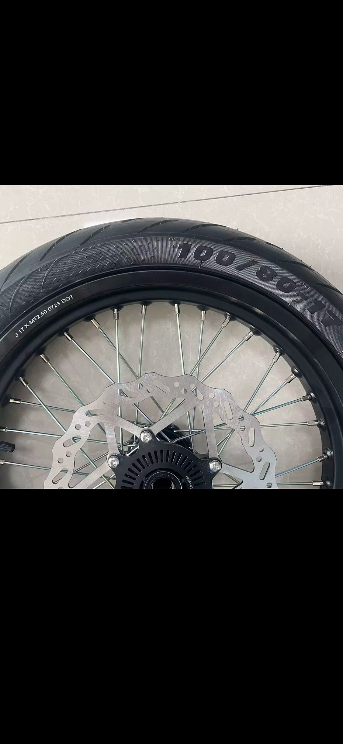 Ultra bee supermoto wheel set